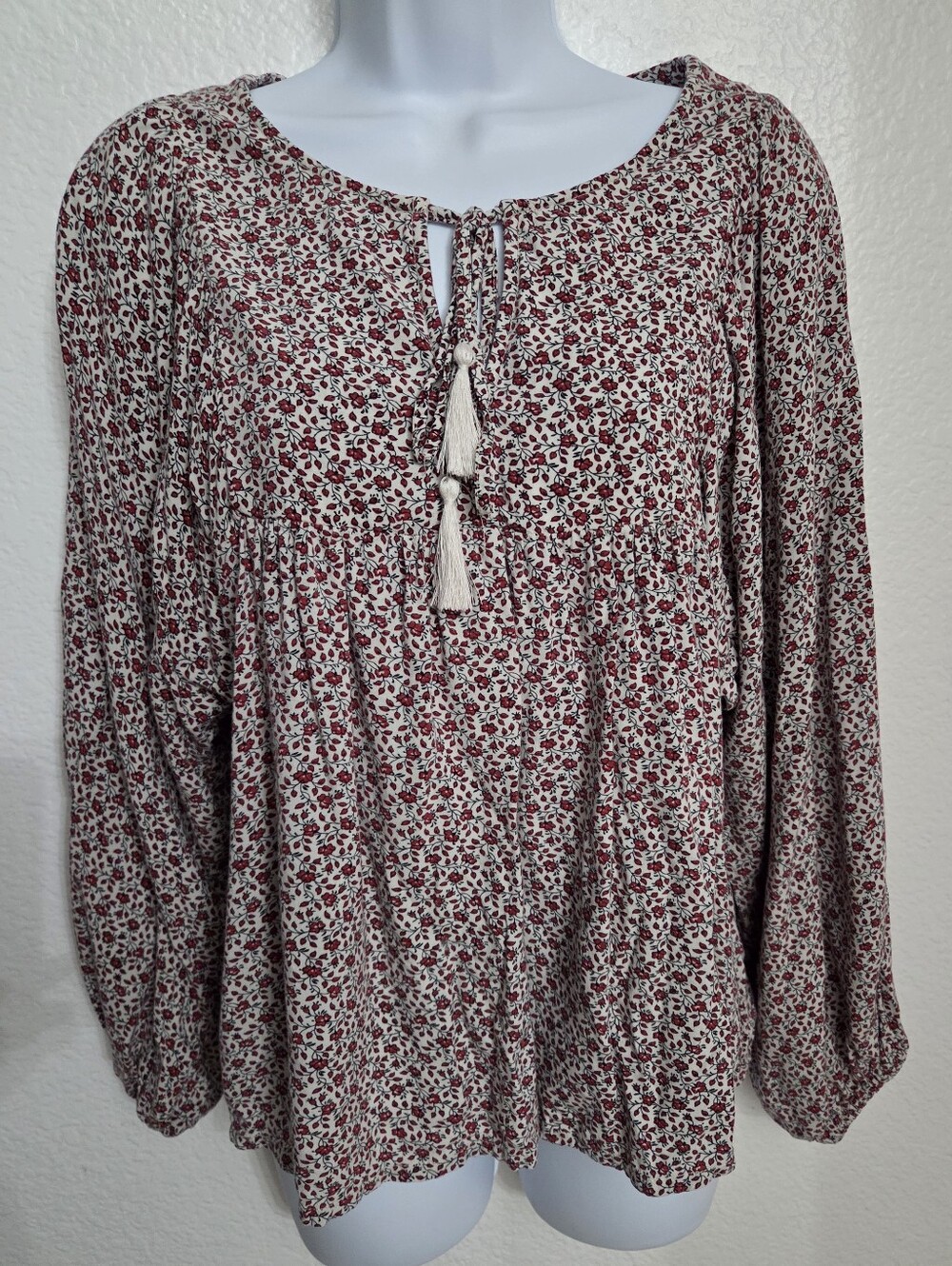 Denim & Supply Ralph Lauren Floral Peasant Top Women's Size Xsmall